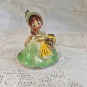 Vintage Josef Originals BON BON Series TAFFY Girl Figurine, Vintage Figurines